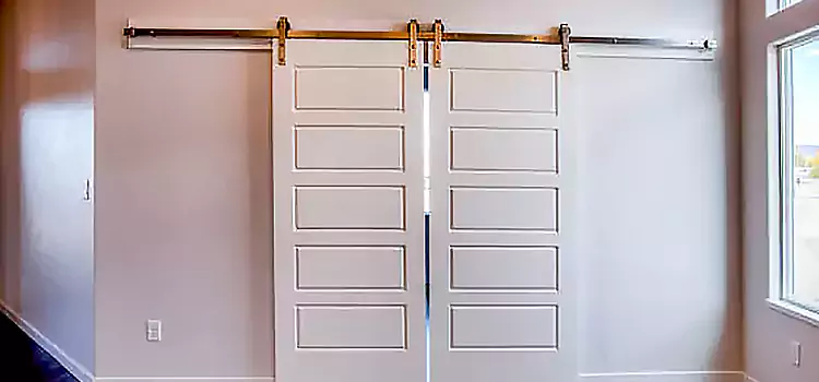 Glass Barn Door with Installation Hardware Kit Kinston