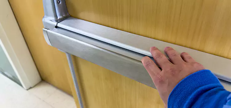 Installing a Push Bar on a Door Kinston
